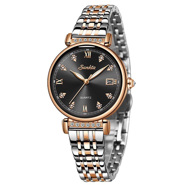 Montre SUNKTA 6672 Bleu & Or Montre SUNKTA 6672 Bleu & Or