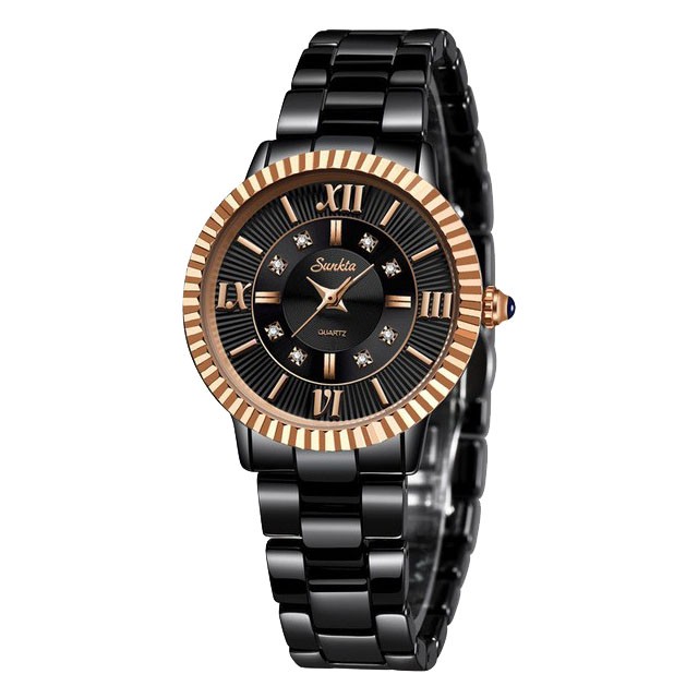 Montre SUNKTA 6632 Blanc & Or Montre SUNKTA 6632 Blanc & Or