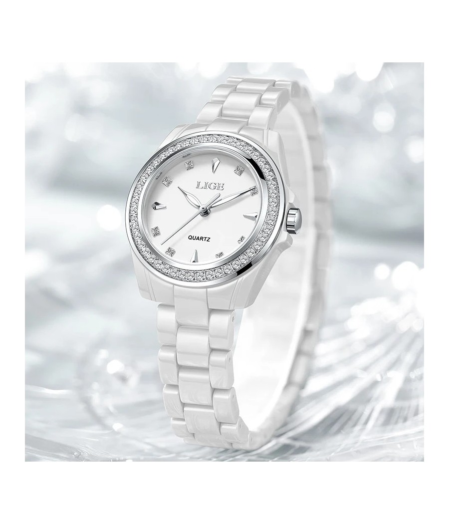 Montre LIGE Venus - Blanc &...