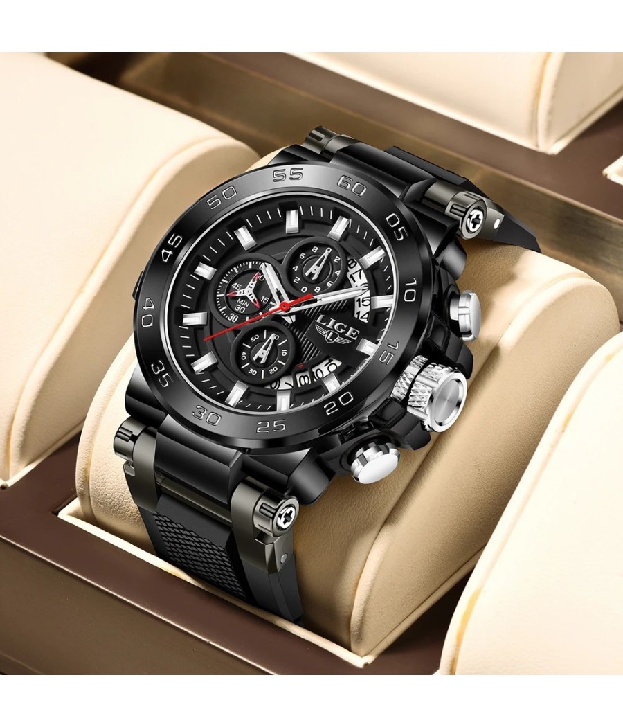 Montre LIGE Era - Noir