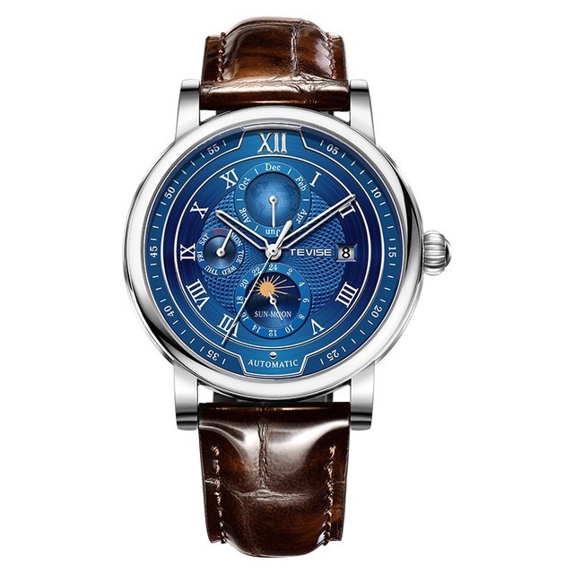 Montre TEVISE 8820 Blanc & Or Montre TEVISE 8820 Blanc & Or