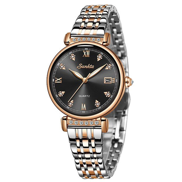 Montre SUNKTA 6672 Noir & Or