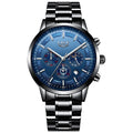 Montre LIGE 9877 Bleu & Noir