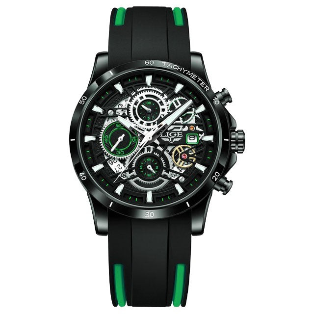 Montre LIGE 8977 Vert