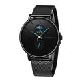 Montre LIGE 9955 Bleu & Noir