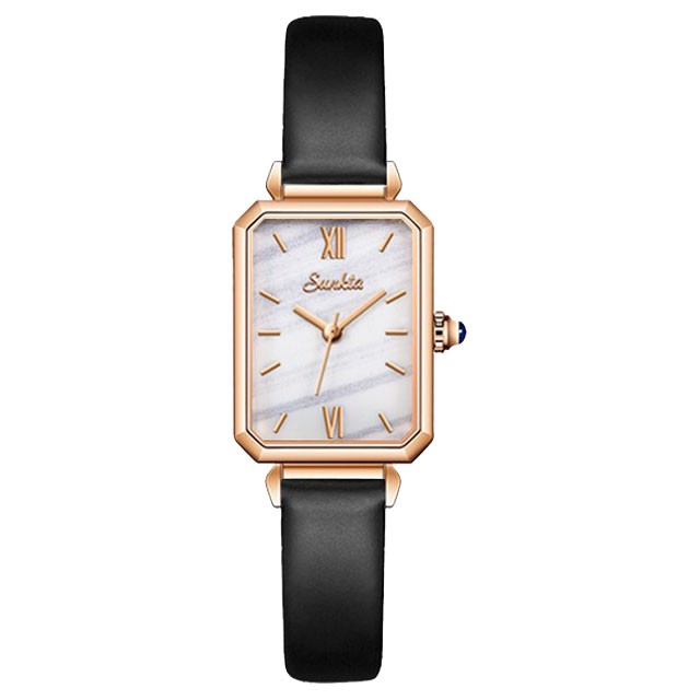 Montre SUNKTA 6690 Blanc & Or