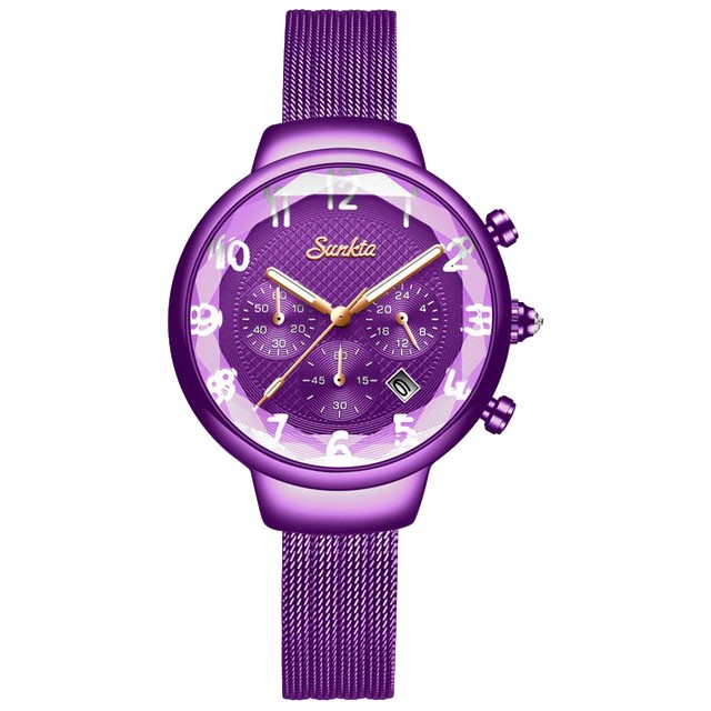 Montre SUNKTA 6676 Violet